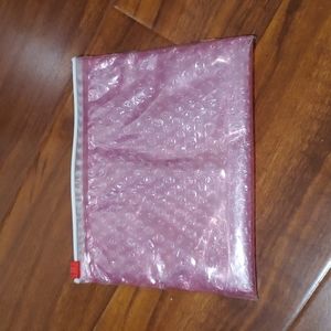 Glossier zip bag NEW NEVER USED